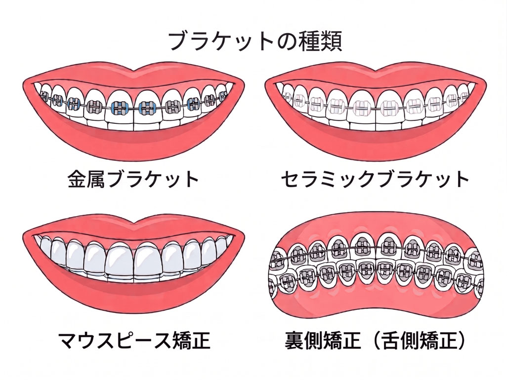 ブラケットの種類